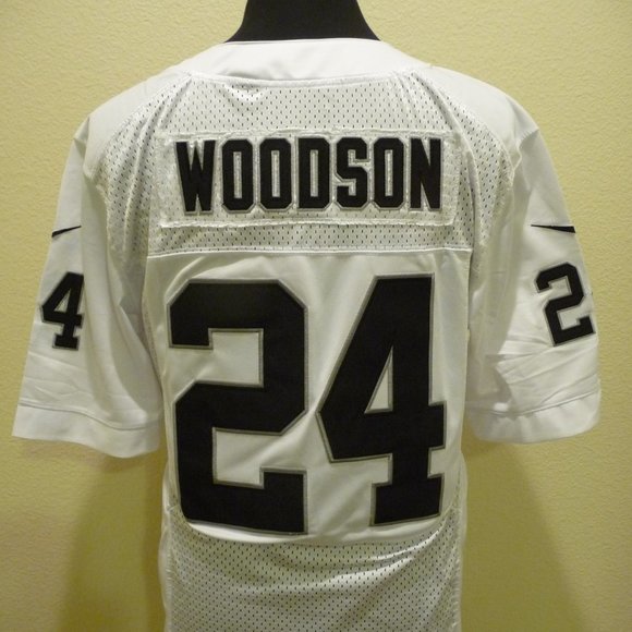 charles woodson raiders jersey stitched